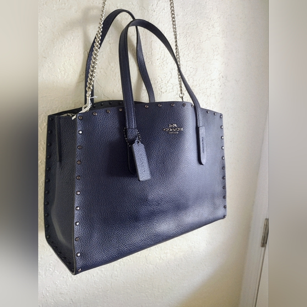 Coach Charlie Carryall With Crystal Rivets - Picture 4 of 16